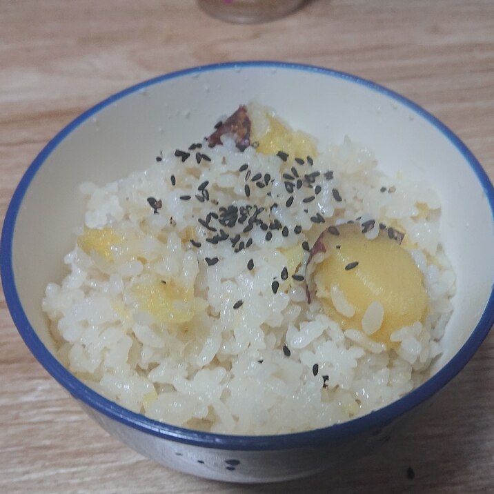 餅米なしでモチモチさつま芋ご飯